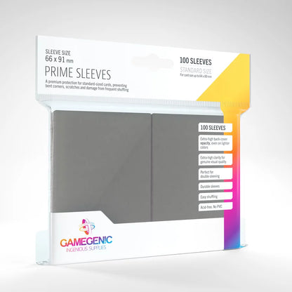 GameGenic | Matte Prime Sleeves | Dark Gray
