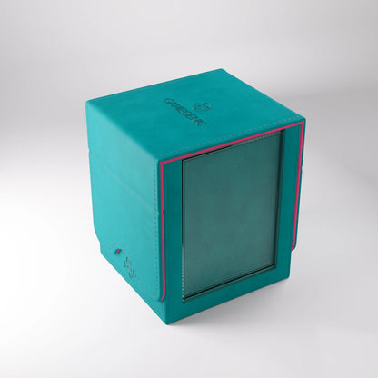 Deck Box - Gamegenic Squire Plus 100+ XL Convertible - Teal / Pink