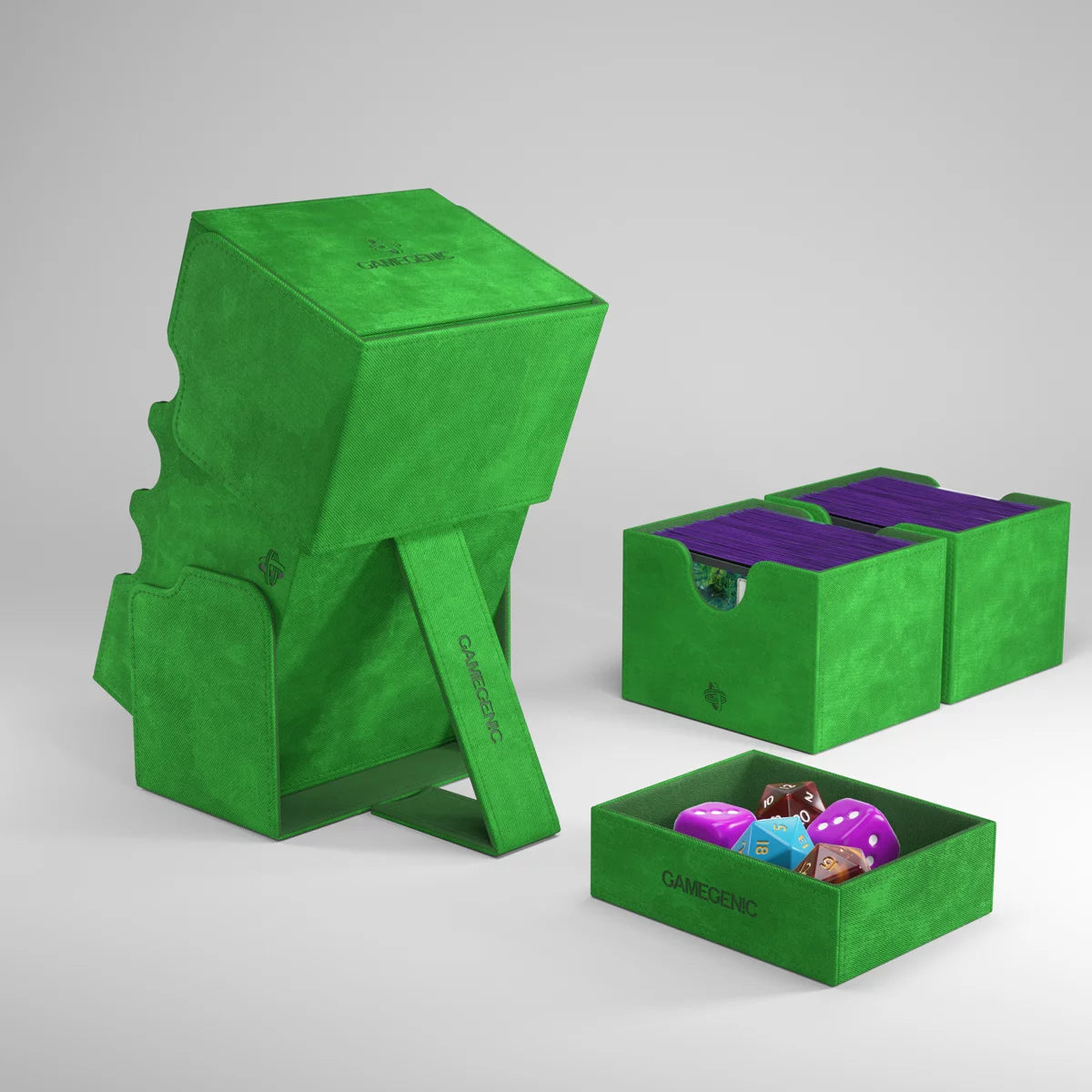 Deck Box - Gamegenic Stronghold 200+XL Convertible - Green