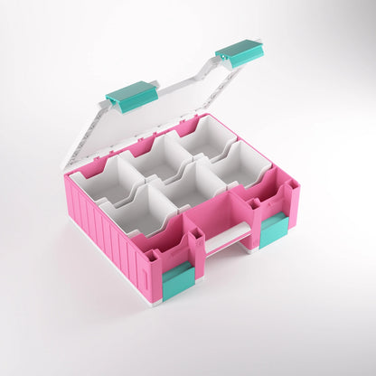 Gamegenic | Game Castle | Pink / White / Teal