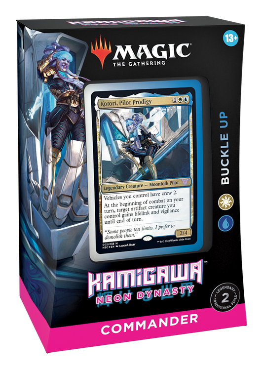 Kamigawa: Neon Dynasty Commander Deck: Buckle-up | Preconstructed Deck | Magic: the Gathering