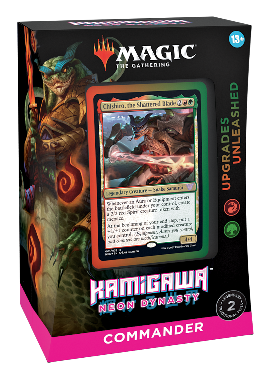 Kamigawa: Neon Dynasty Commander Deck: Upgrades Unleashed | Preconstructed Deck | Magic: the Gathering