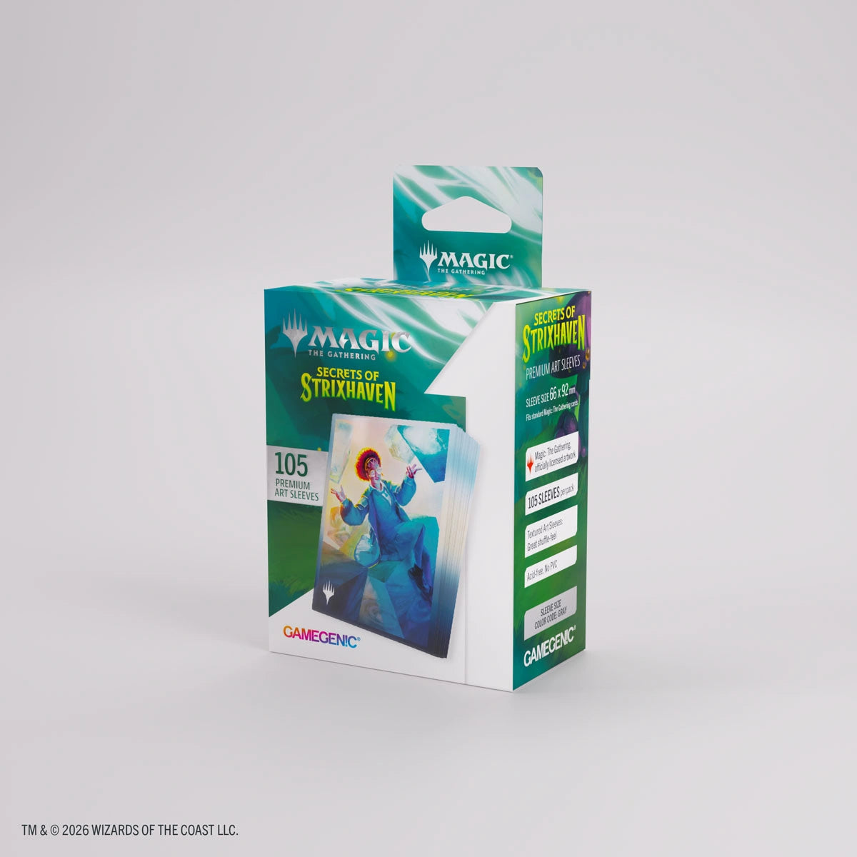 GameGenic | Premium Art Sleeves | Secrets of Strixhaven | Zimone, Infinite Analyst