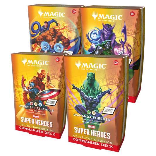 Marvel Super Heroes Collector's Edition Commander Deck Set (4 unieke decks) | Magic: The Gathering (Copy)