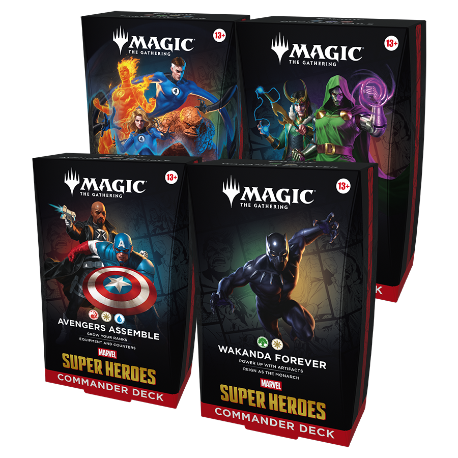 Marvel Super Heroes Commander Deck Set (4 unieke decks)| Magic: The Gathering