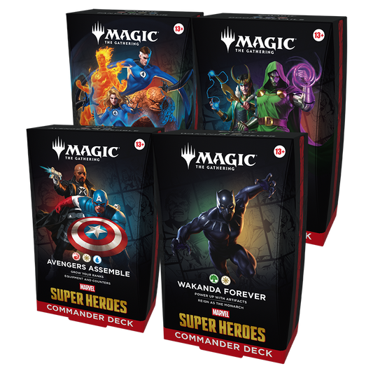 Marvel Super Heroes Commander Deck Set (4 unieke decks)| Magic: The Gathering