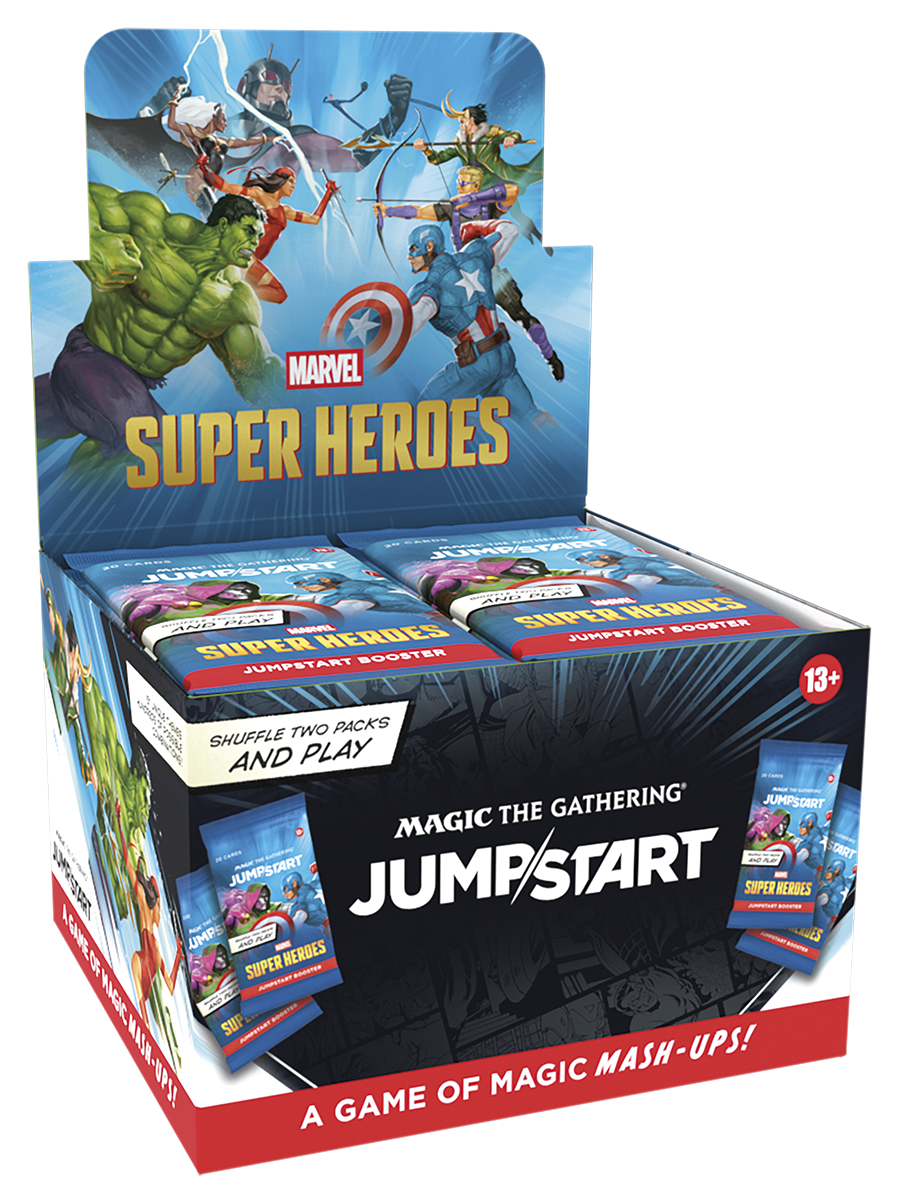 Marvel Super Heroes Jumpstart Booster Box | Magic: The Gathering