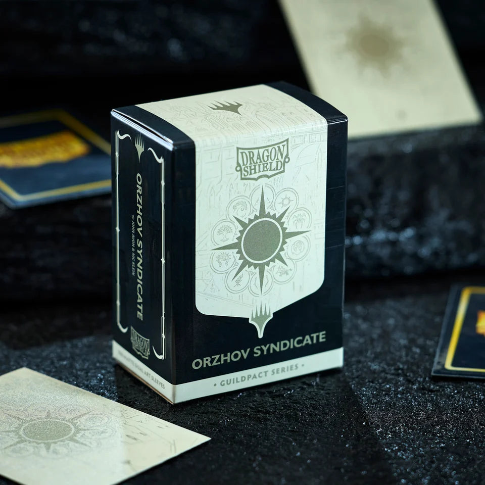 Dragon Shield | Matte Dual Art Sleeves | Guildpact series: Orzhov Syndicate
