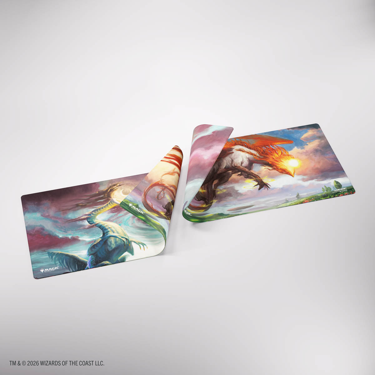 Playmat - Gamegenic - Double Sided Playmat - Lorwyn Eclipsed - Eirdu Carrier of Dawn and Isilu Carrier of Twilight