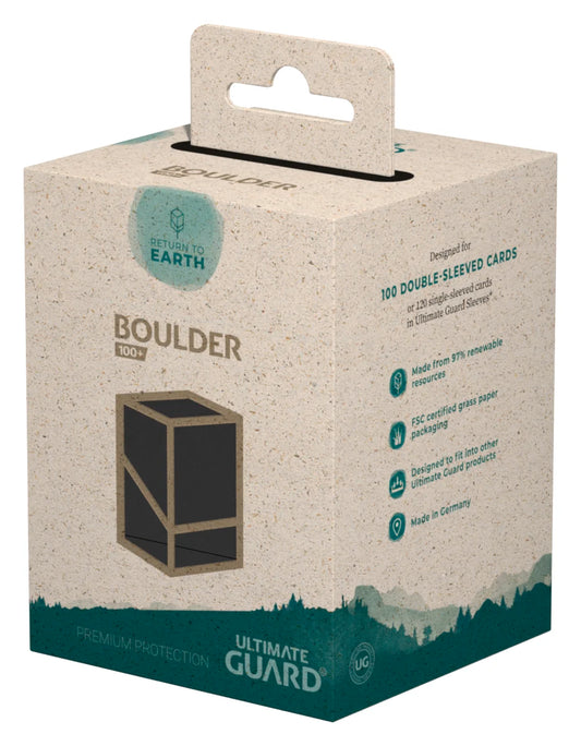 Deck Box - Ultimate Guard - Return to Earth - Boulder 100+ Black