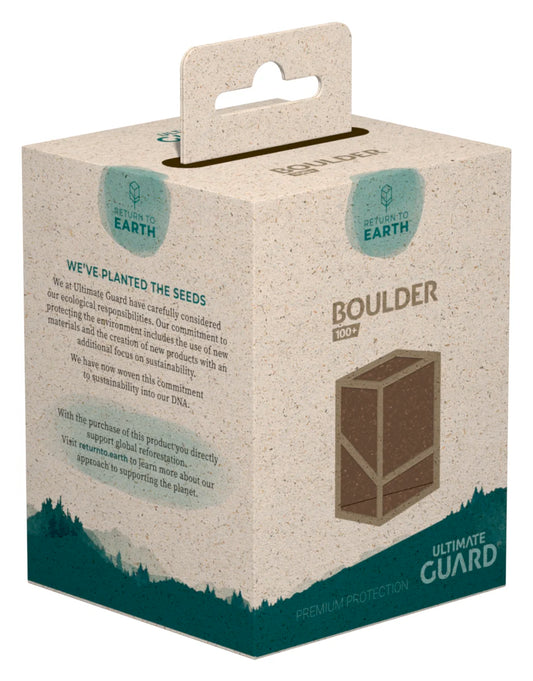 Deck Box - Ultimate Guard - Return to Earth - Boulder 100+ Brown