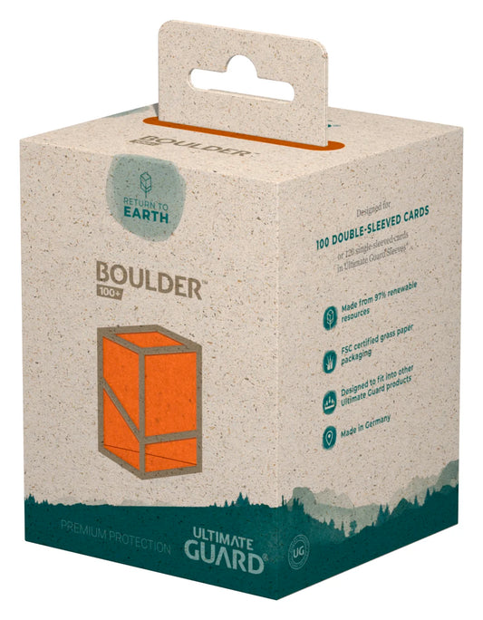 Deck Box - Ultimate Guard - Return to Earth - Boulder 100+ Orange