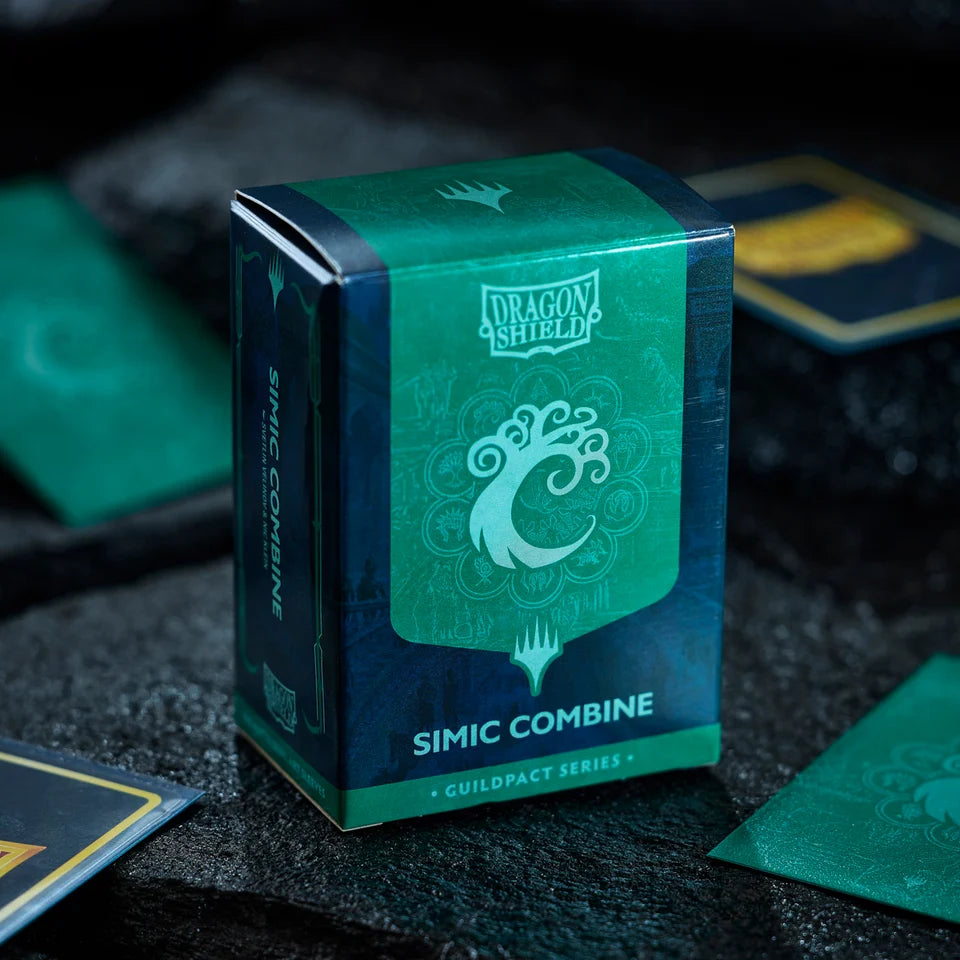 Dragon Shield | Matte Dual Art Sleeves | Guildpact series: Simic Combine