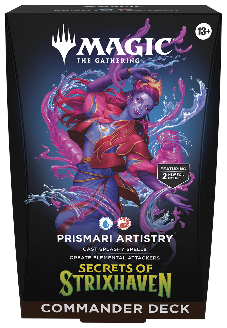 Secrets of Strixhaven Prismari Artistry  | Preconstructed Commander Deck | Magic: The Gathering