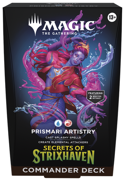 Secrets of Strixhaven Prismari Artistry  | Preconstructed Commander Deck | Magic: The Gathering