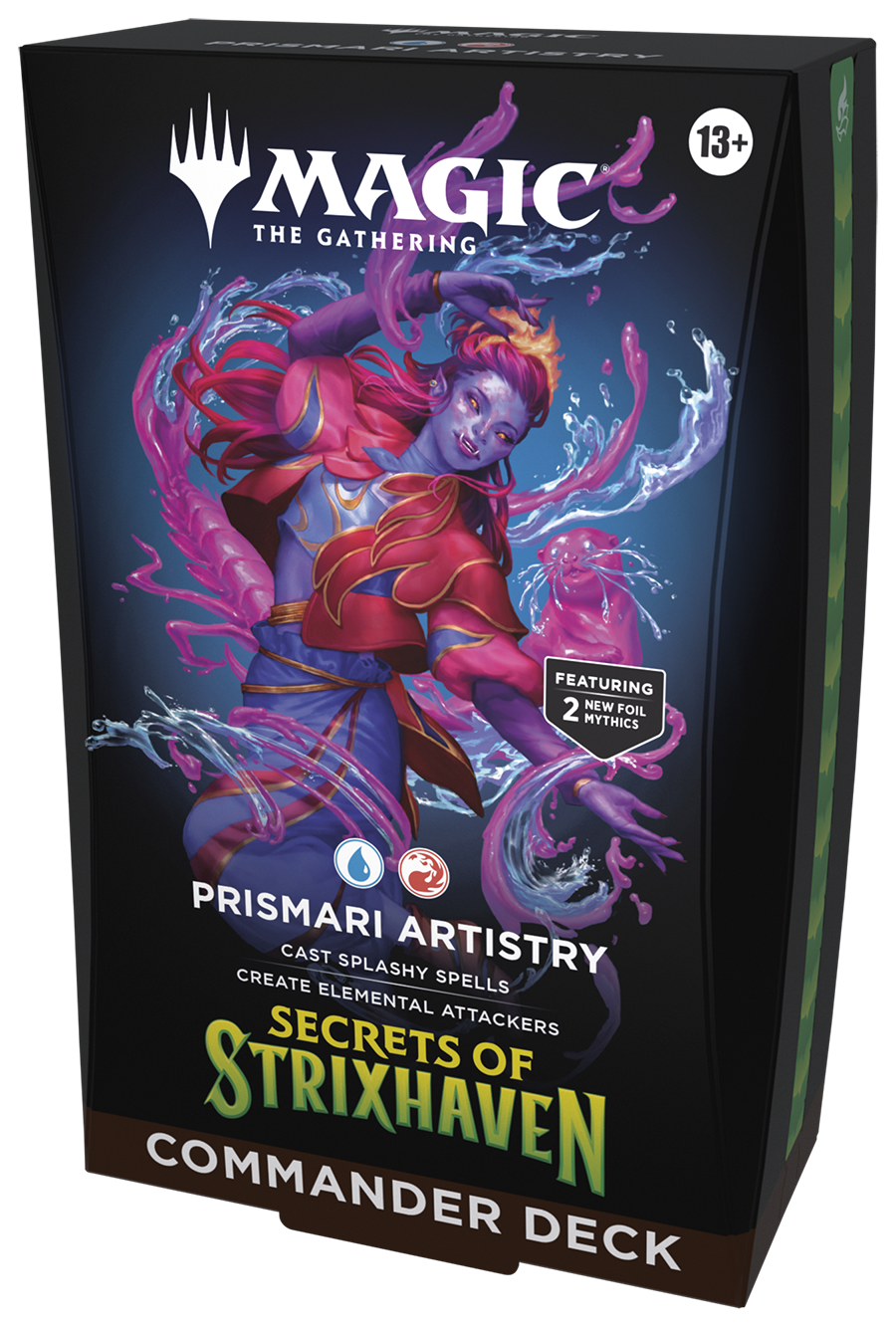 Secrets of Strixhaven Prismari Artistry  | Preconstructed Commander Deck | Magic: The Gathering