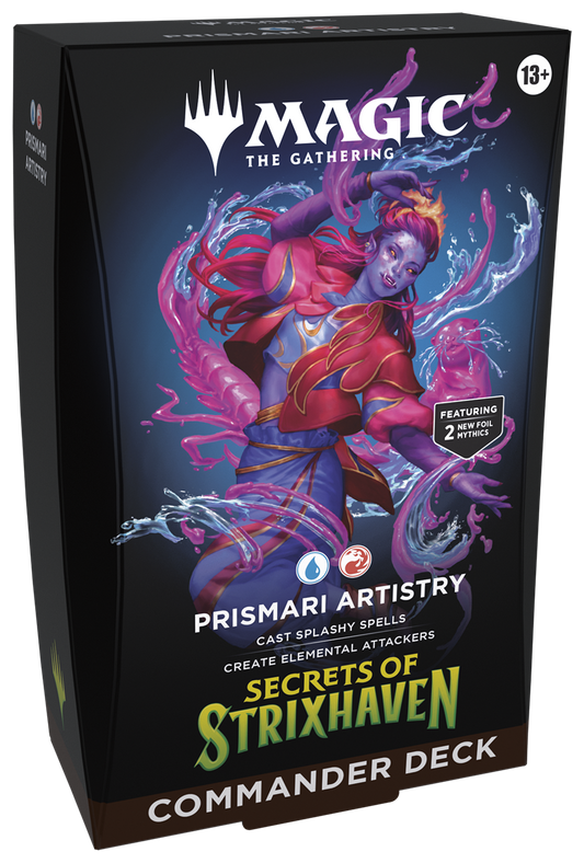 Secrets of Strixhaven Prismari Artistry  | Preconstructed Commander Deck | Magic: The Gathering