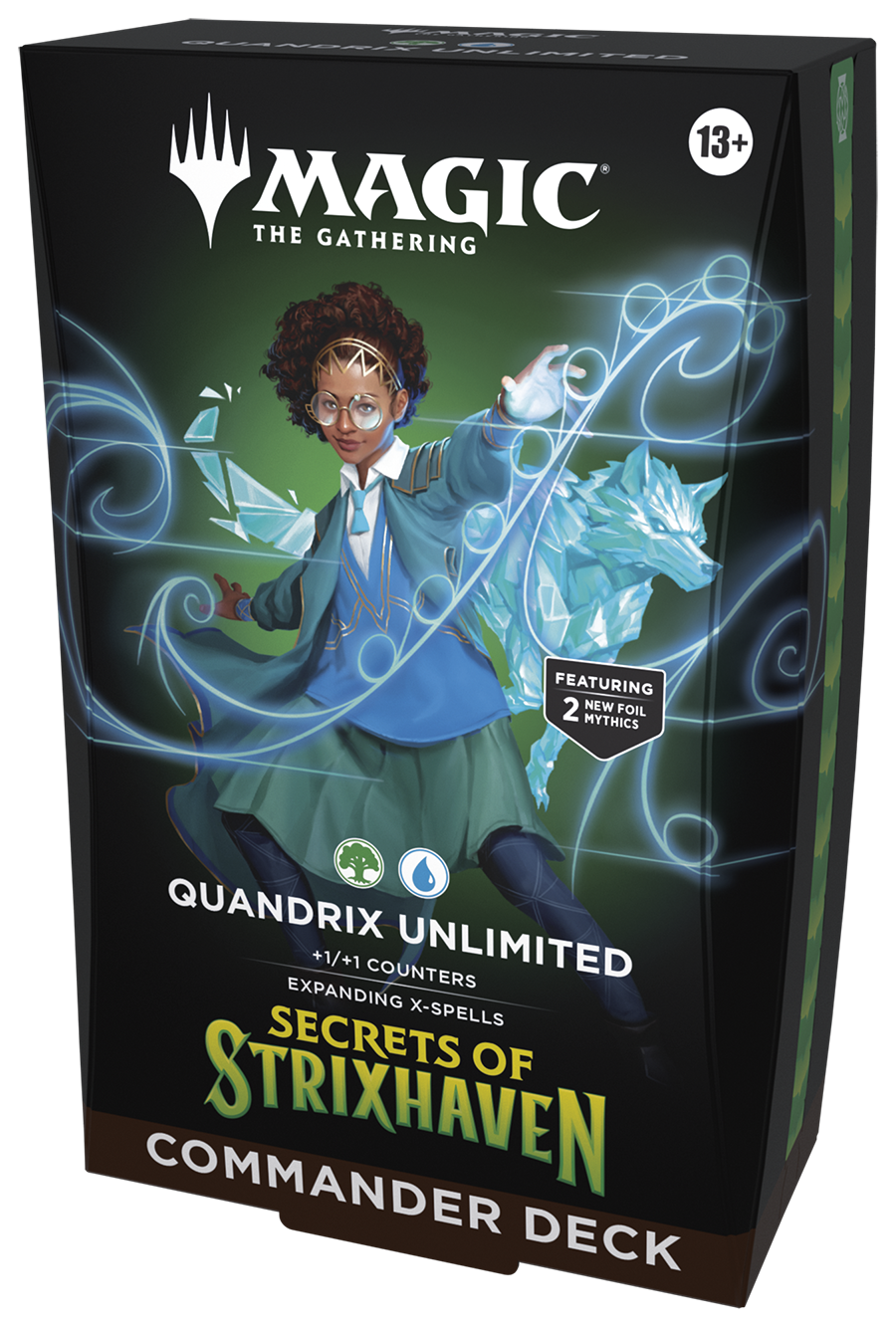 Secrets of Strixhaven Quandrix Unlimited  | Preconstructed Commander Deck | Magic: The Gathering