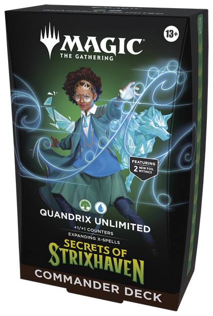 Secrets of Strixhaven Quandrix Unlimited  | Preconstructed Commander Deck | Magic: The Gathering