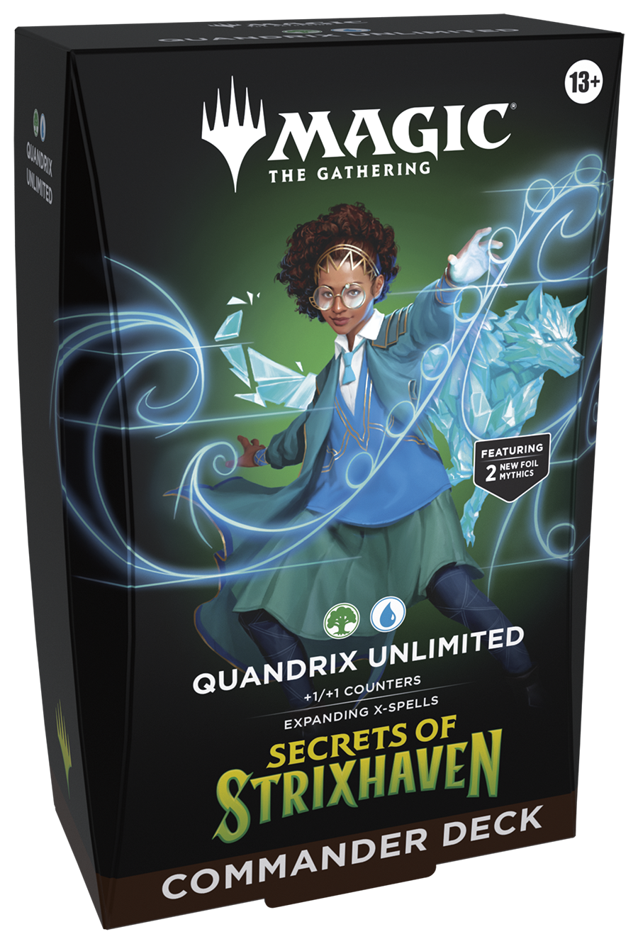 Secrets of Strixhaven Quandrix Unlimited  | Preconstructed Commander Deck | Magic: The Gathering