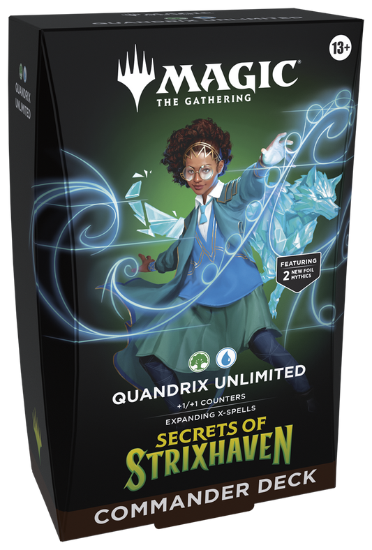 Secrets of Strixhaven Quandrix Unlimited  | Preconstructed Commander Deck | Magic: The Gathering