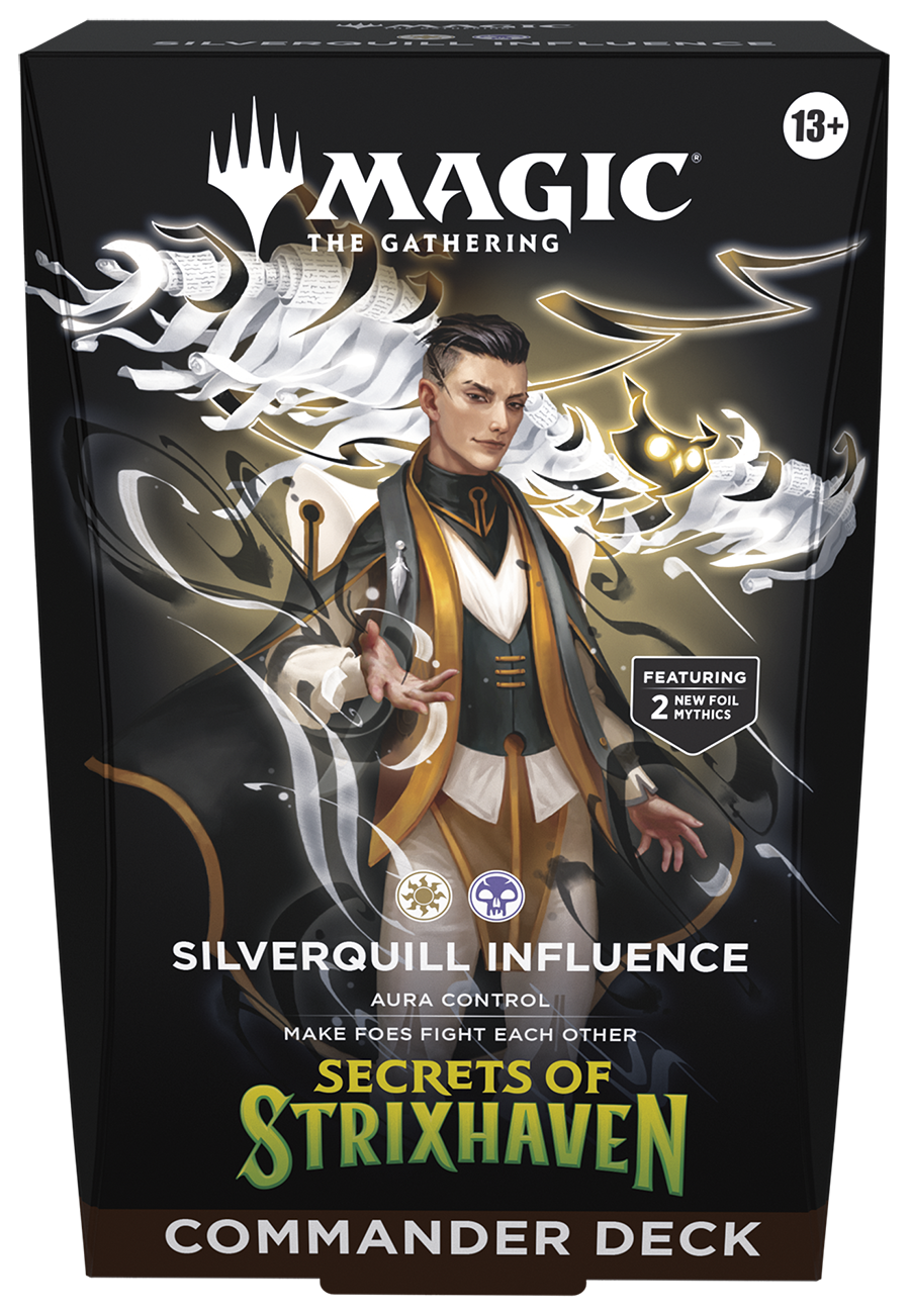 Secrets of Strixhaven Silverquill Influence  | Preconstructed Commander Deck | Magic: The Gathering