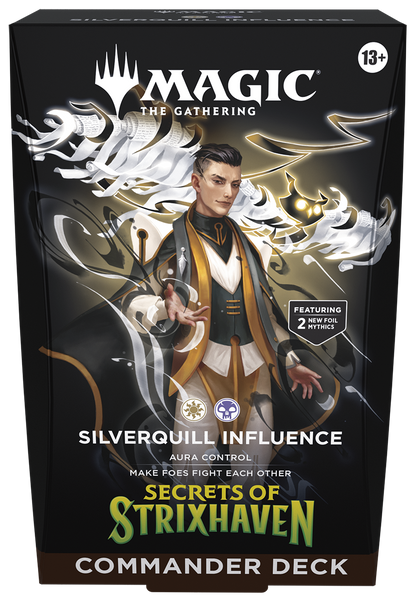 Secrets of Strixhaven Silverquill Influence  | Preconstructed Commander Deck | Magic: The Gathering