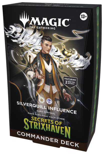 Secrets of Strixhaven Silverquill Influence  | Preconstructed Commander Deck | Magic: The Gathering