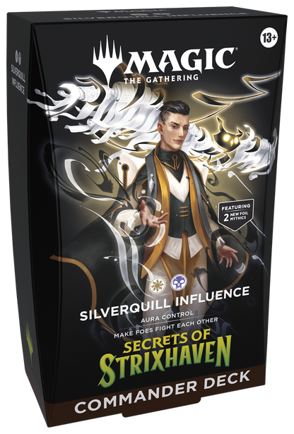 Secrets of Strixhaven Silverquill Influence  | Preconstructed Commander Deck | Magic: The Gathering