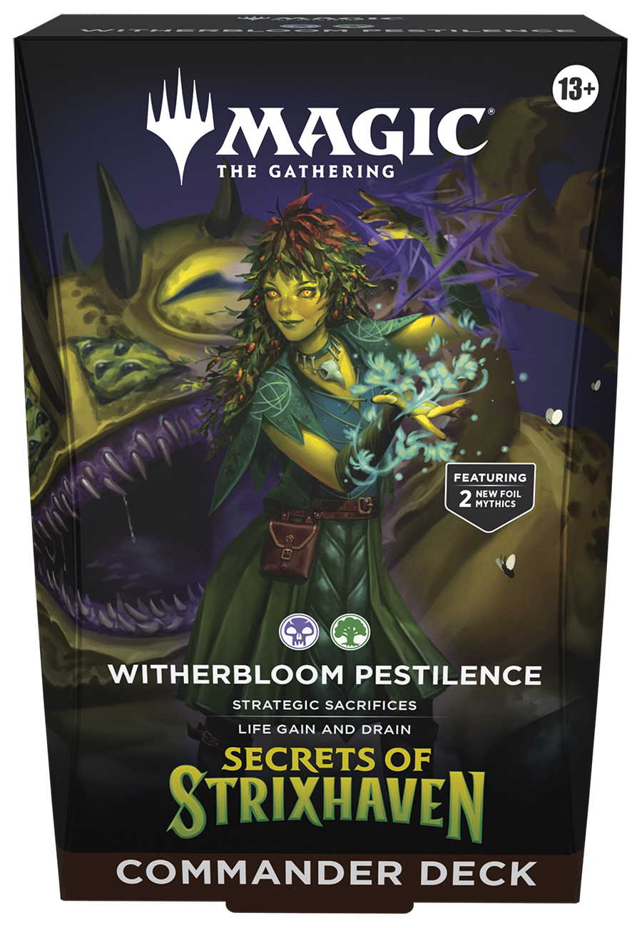 Secrets of Strixhaven Witherbloom Pestilence  | Preconstructed Commander Deck | Magic: The Gathering