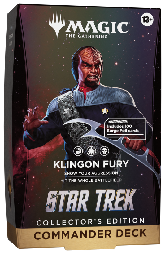 Star Trek Commander Deck Collector's Edition: Klingon Fury | Magic: The Gathering