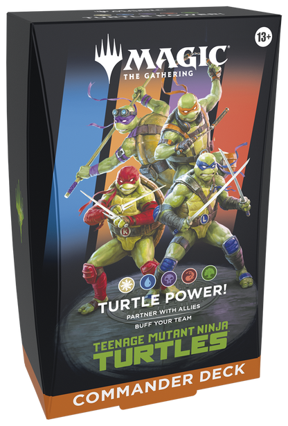 Teenage Mutant Ninja Turtles Turtle Power  | Preconstructed Commander Deck | Magic: The Gathering