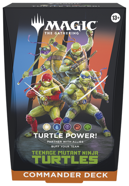 Teenage Mutant Ninja Turtles Turtle Power  | Preconstructed Commander Deck | Magic: The Gathering
