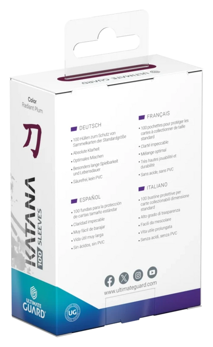 Ultimate Guard | Katana Standard Size | Radiant Plum