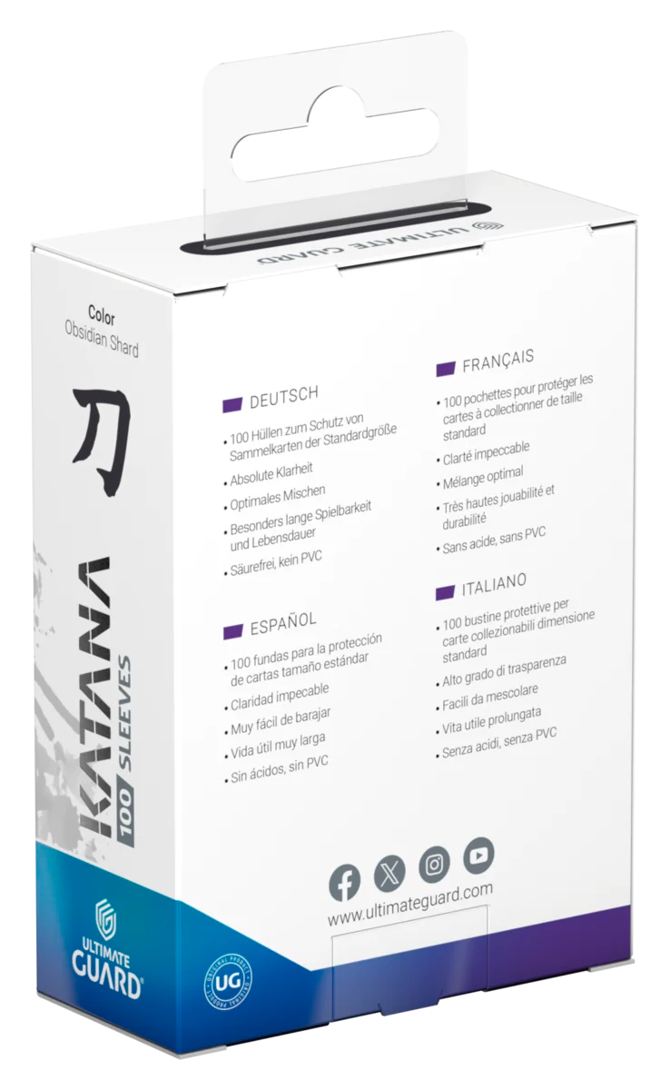Ultimate Guard | Katana Standard Size | I Obsidian Shard