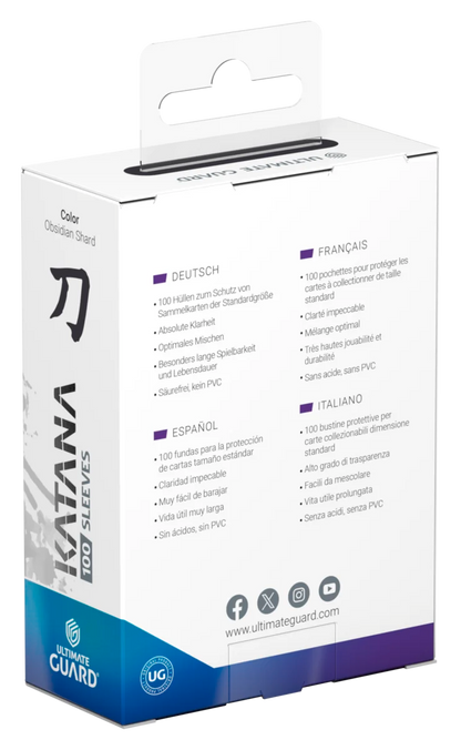 Ultimate Guard | Katana Standard Size | I Obsidian Shard