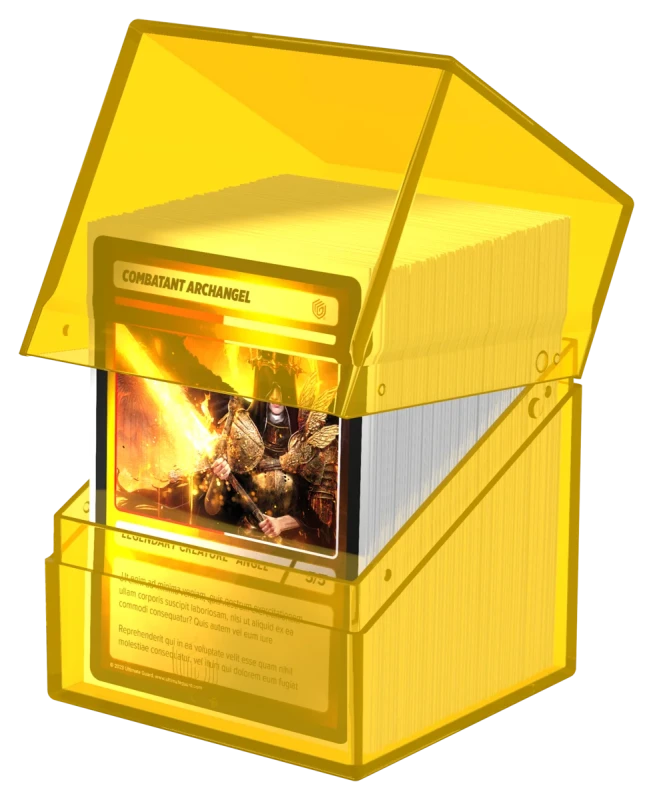 Deck Box - Ultimate Guard - Boulder 100+ Clear - Amber