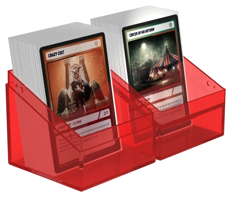 Deck Box - Ultimate Guard - Boulder 100+ Clear - Ruby