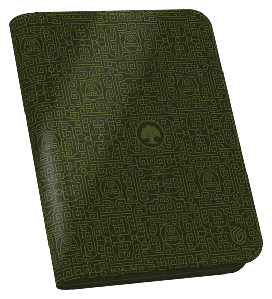 Ultimate Guard - Zipfolio 160 8-pocket Xenoskin - Avatar The Last Airbender: Green Mana