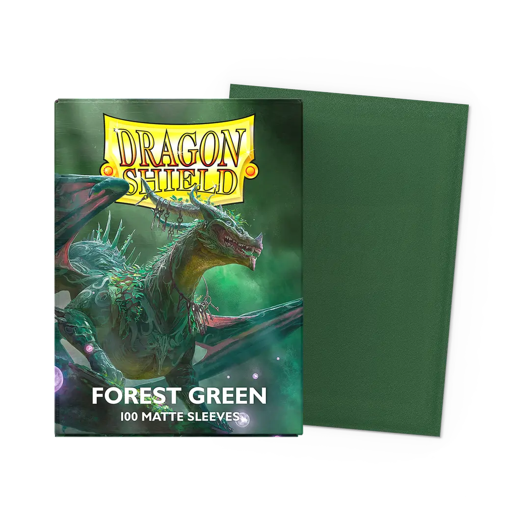 Dragon Shield | Matte Sleeves | Forest Green