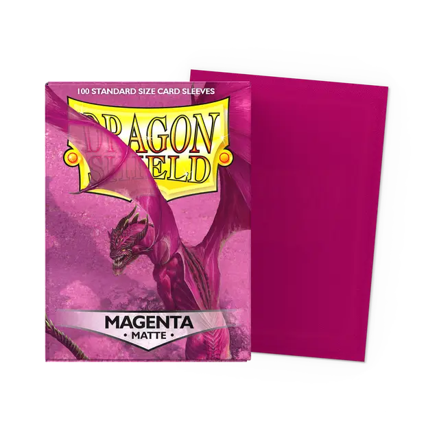 Card Sleeves - Dragon Shield Matte - (100) Magenta