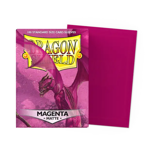 Card Sleeves - Dragon Shield Matte - (100) Magenta