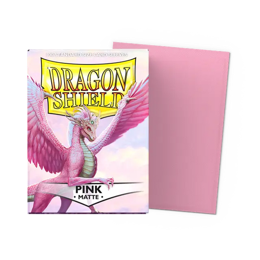 Card Sleeves - Dragon Shield Matte - (100) Pink