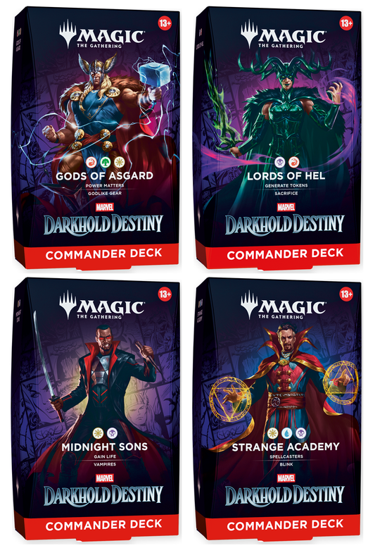 Darkhold Destiny Commander Deck Set (4 stuks) | Magic: The Gathering