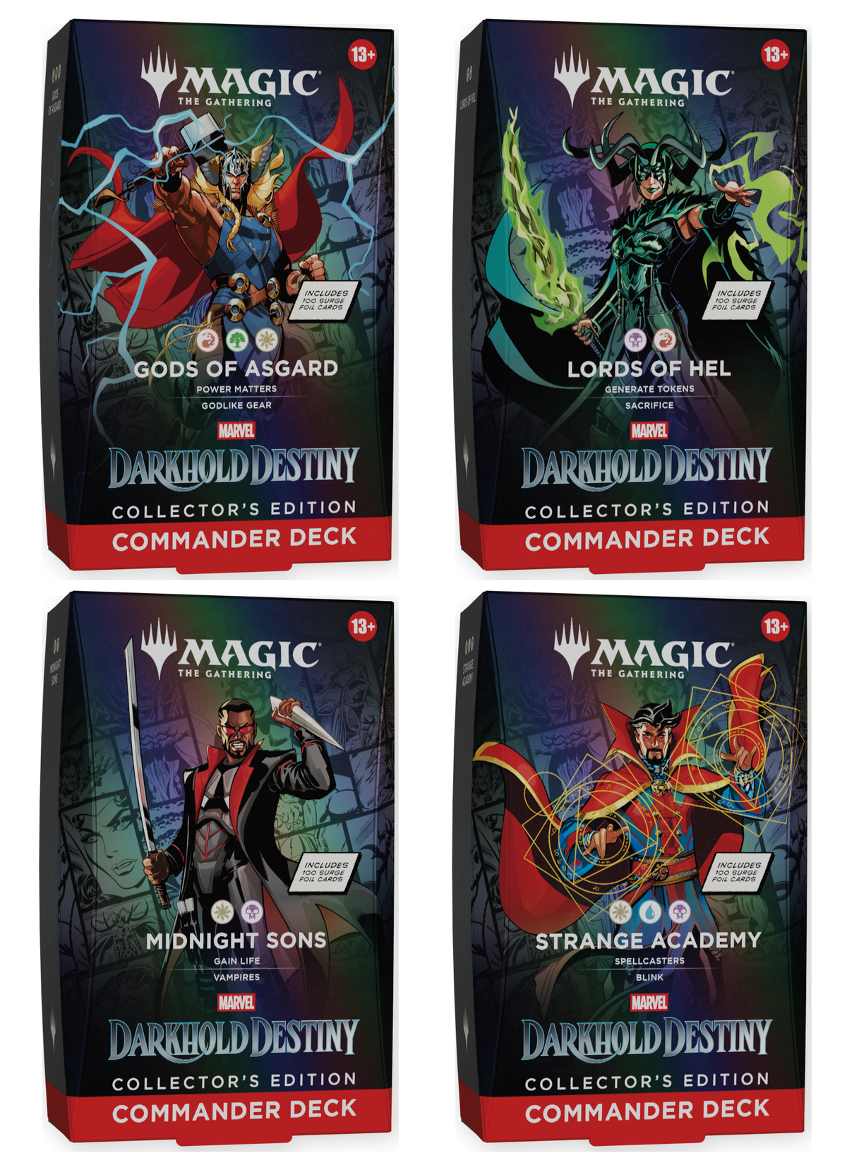 Darkhold Destiny Collector's Edition Commander Deck Set (4 stuks) | Magic: The Gathering