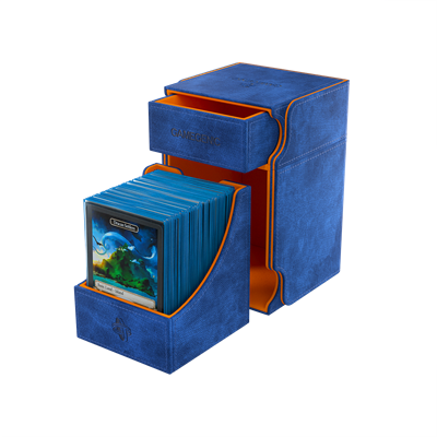 Deck Box - Gamegenic Watchtower 100+XL Convertible - Blue / Orange