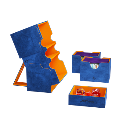 Deck Box - Gamegenic Stronghold 200+ XL Convertible - Blue / Orange