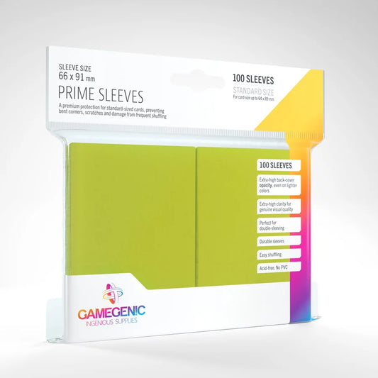GameGenic | Matte Prime Sleeves | Lime