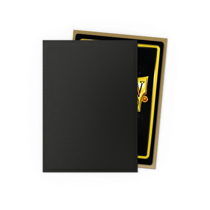 Dragon Shield | Matte Dual Sleeves | Black & Gold