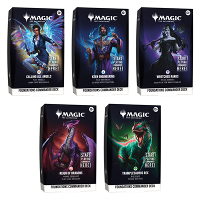 Foundations Commander Deck Set | Magic: The Gathering